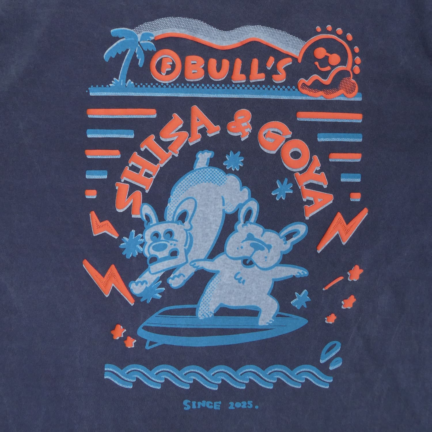 【F BULL’S】 シーゴーサーフィンTシャツ - VINTAGE NAVY［10月上旬から順次発送］ VINTAGE NAVY M