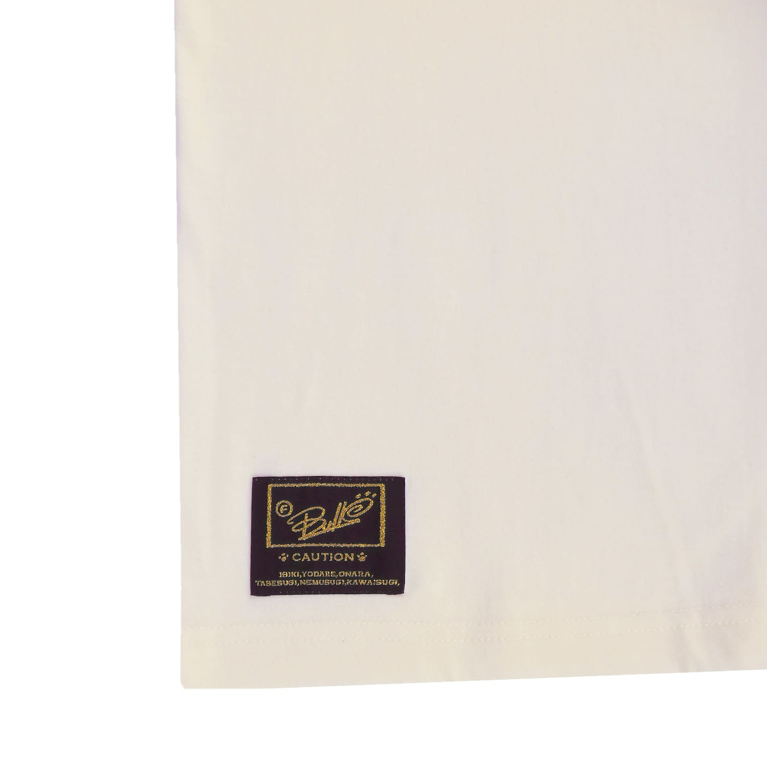【F BULL’S】 ロゴTシャツ - IVORY［10月上旬から順次発送］ IVORY M