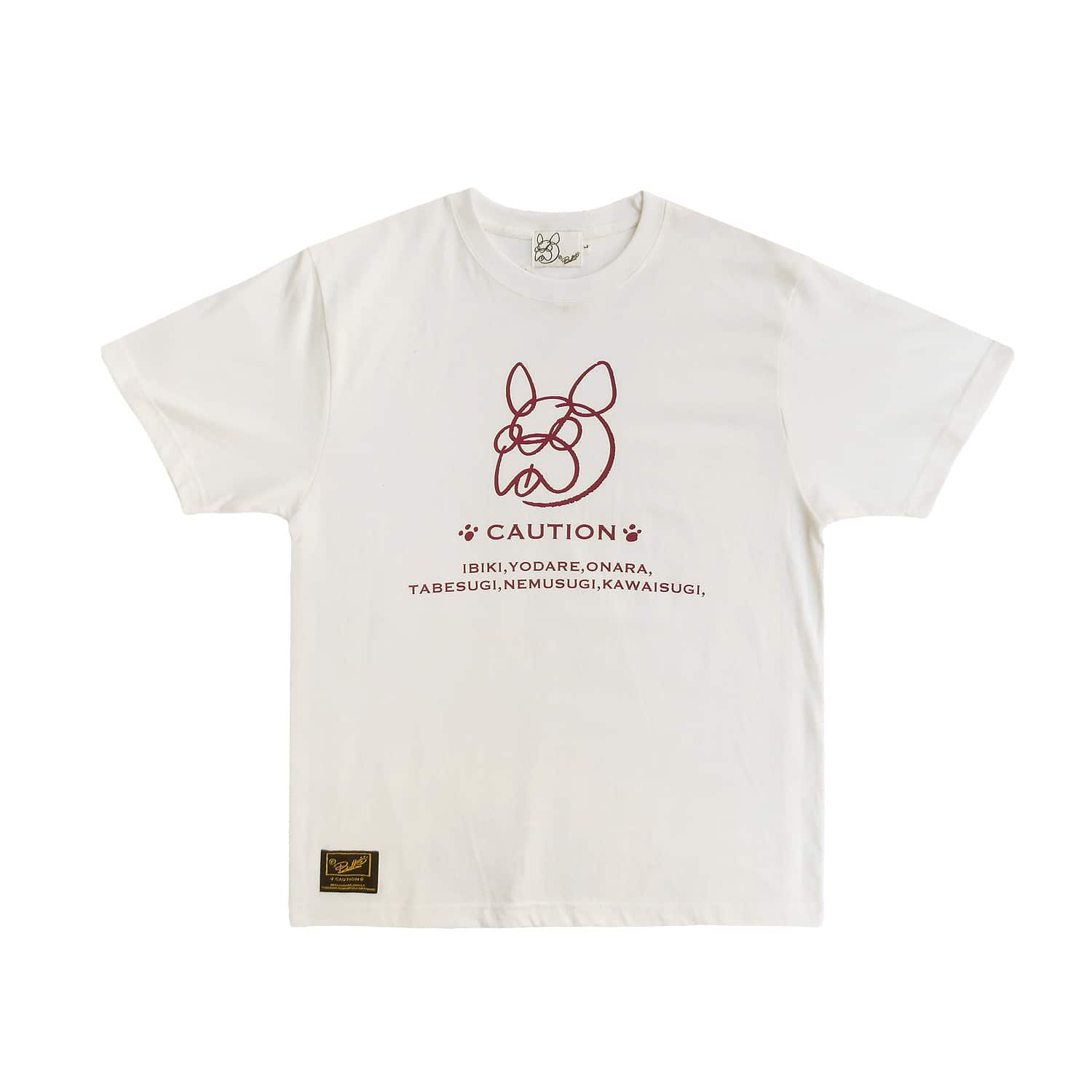 【F BULL’S】 ロゴTシャツ - IVORY［10月上旬から順次発送］ IVORY M