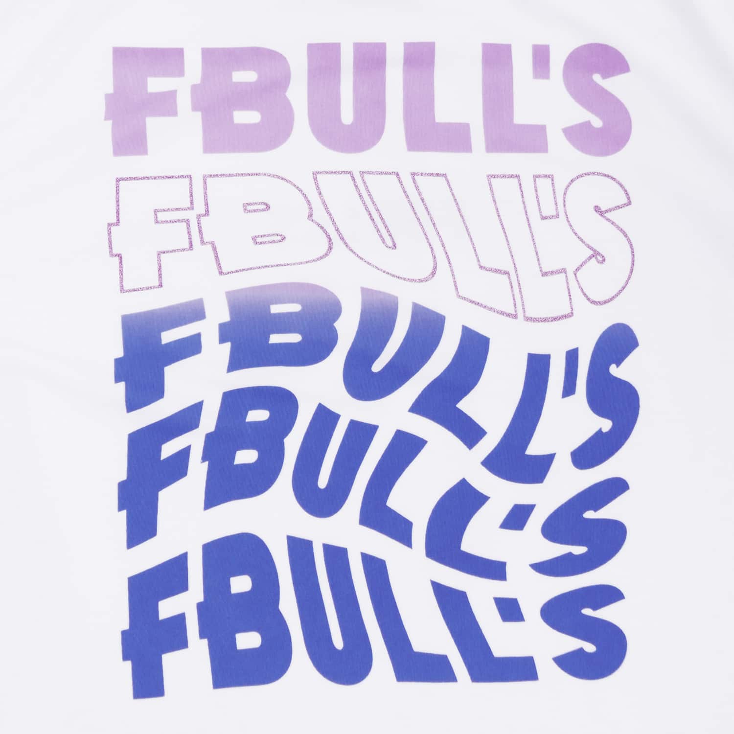【F BULL’S】 グラデTシャツ - PURPLE［10月上旬から順次発送］ PURPLE M