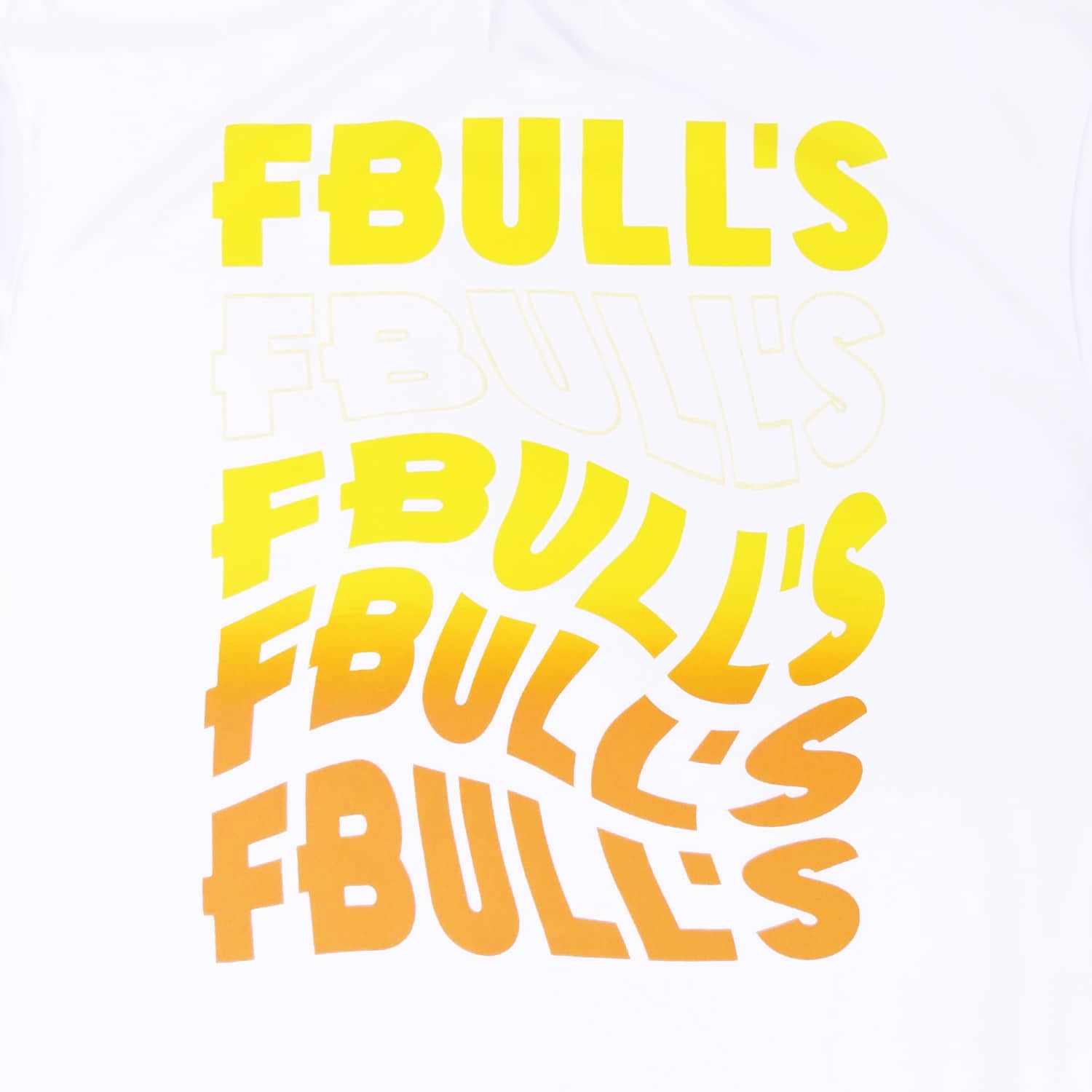【F BULL’S】 グラデTシャツ - YELLOW［10月上旬から順次発送］ YELLOW M