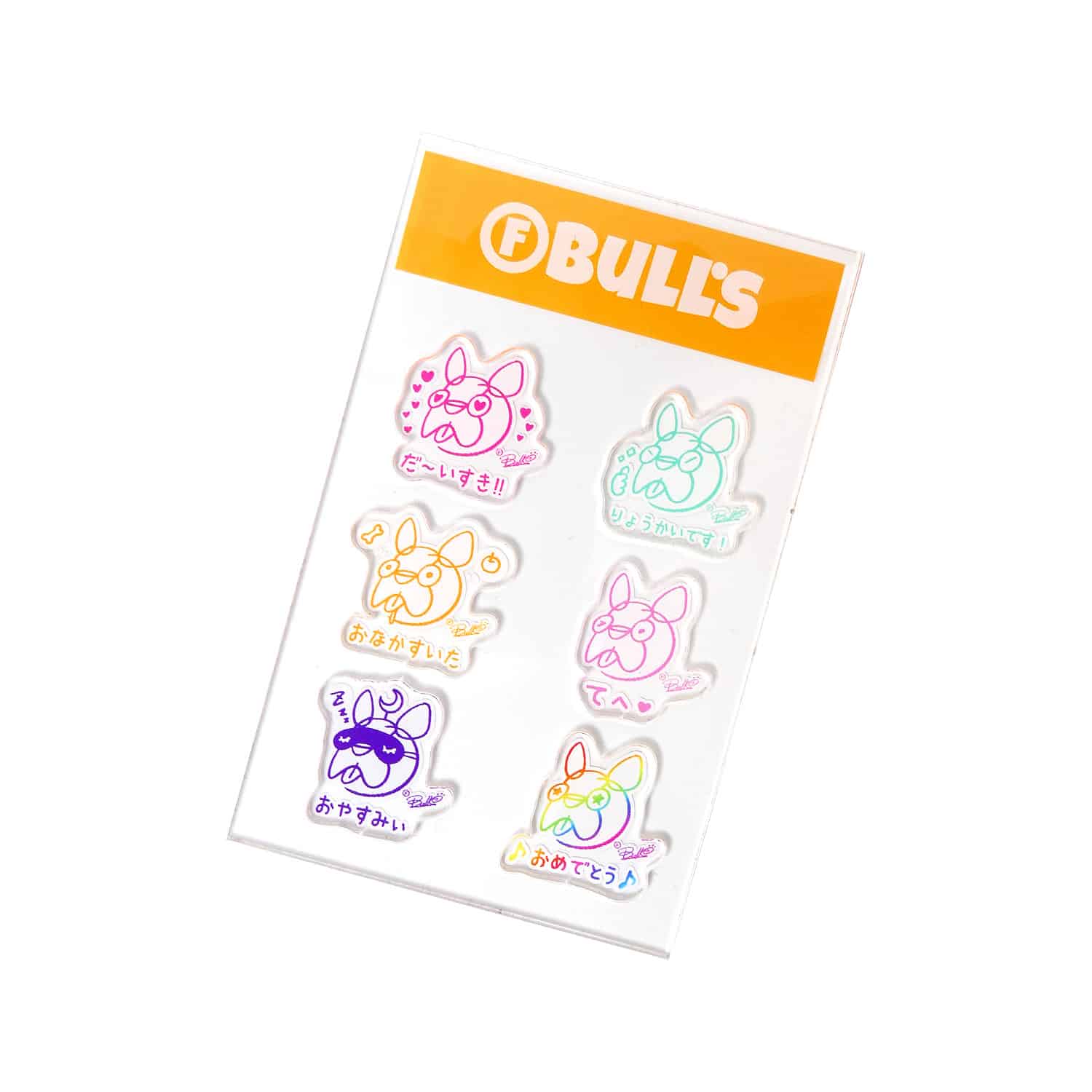 【F BULL’S】 アクリルステッカー - LINEスタンプ編［10月上旬から順次発送］