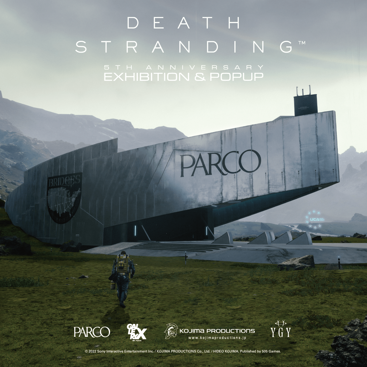 DEATH STRANDING 5th Anniversary Exhibition & Popup｜PARCO GAMES｜pop-up-shop  | ONLINE PARCO（オンラインパルコ）