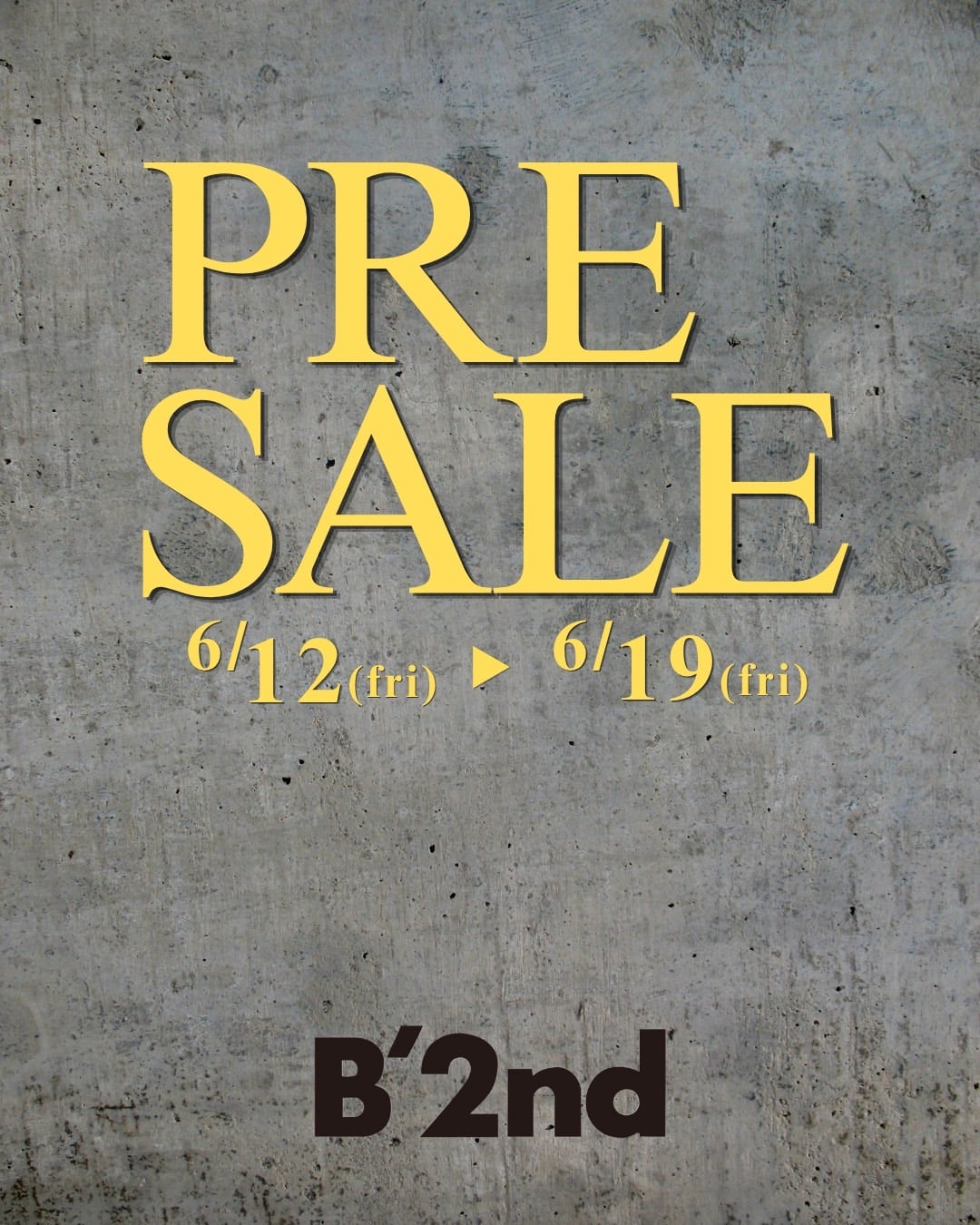 PRE SALE