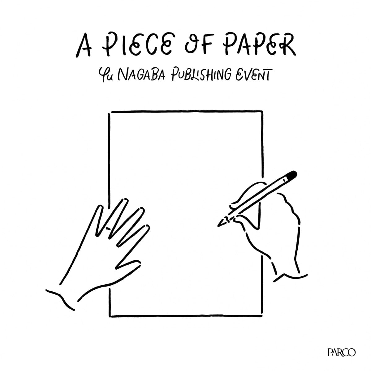 長場雄 「Yu Nagaba Puplishing Event “A PIECE OF PAPER”」オリジナルグッズ
