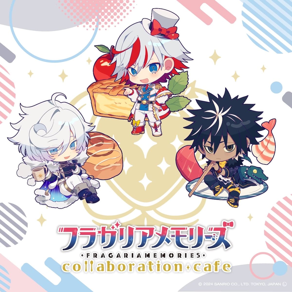 フラガリアメモリーズ フラメモ クロード サンリオ 缶バッジ コラボカフェ フラガリアメモリーズ collaboration caf_