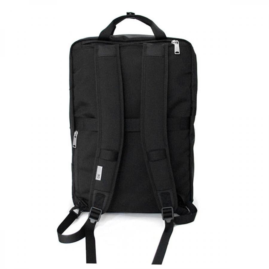 【CIE】 VARIOUS PUコーティング2WAYビジネスリュック L ブラック 021804