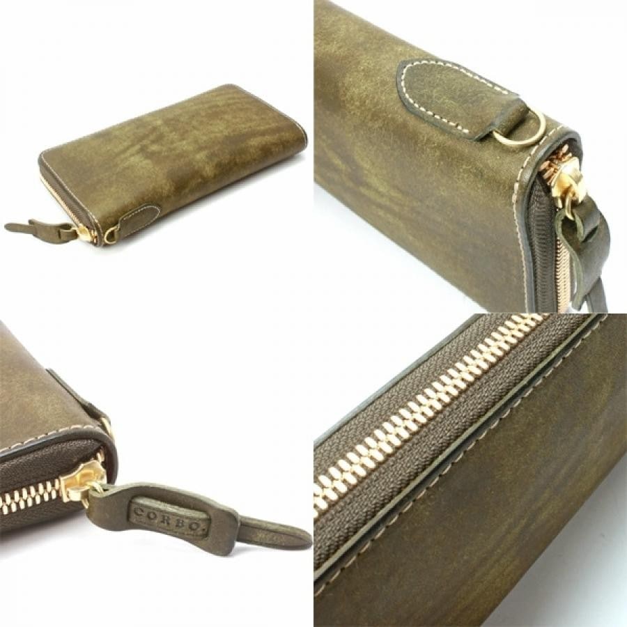 【CORBO】 コルボ SLATE  プエブロ ラウンドファスナー 長財布 1LN-1708