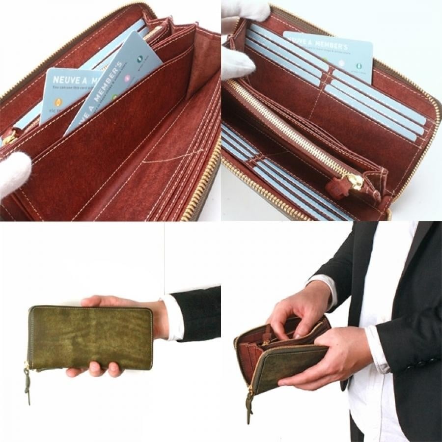 【CORBO】 コルボ SLATE  プエブロ ラウンドファスナー 長財布 1LN-1708