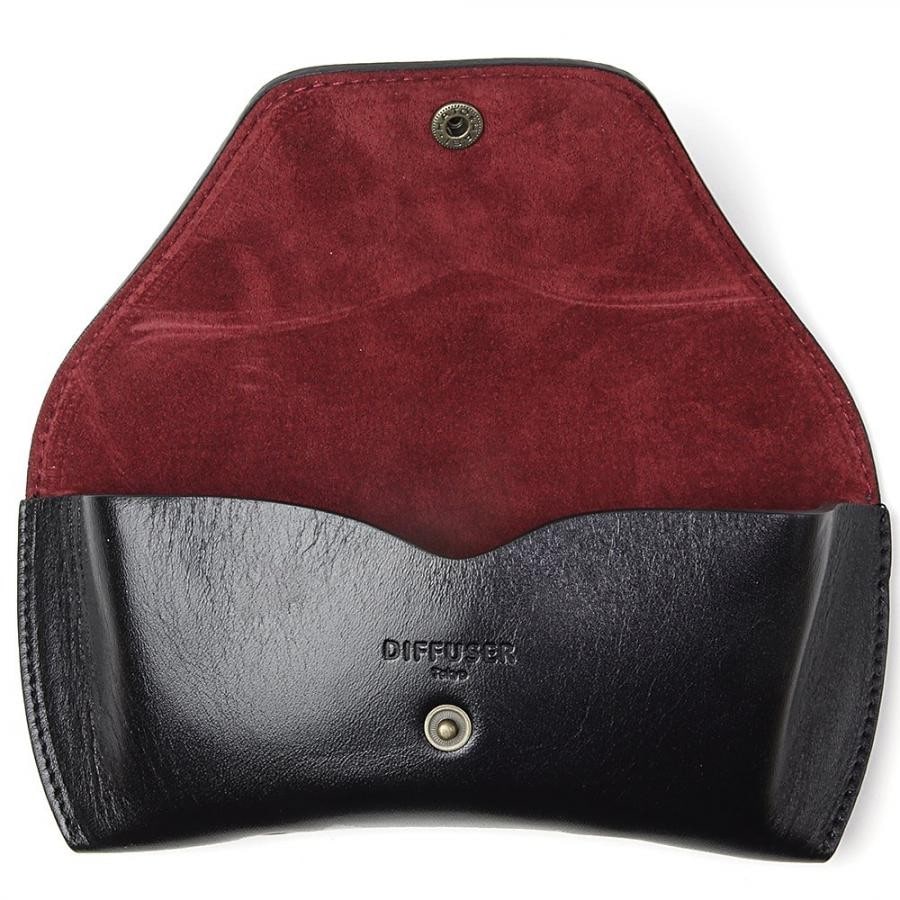 DIFFUSER   オイルレザーケース　Black & Dark Red Black & Dark Red