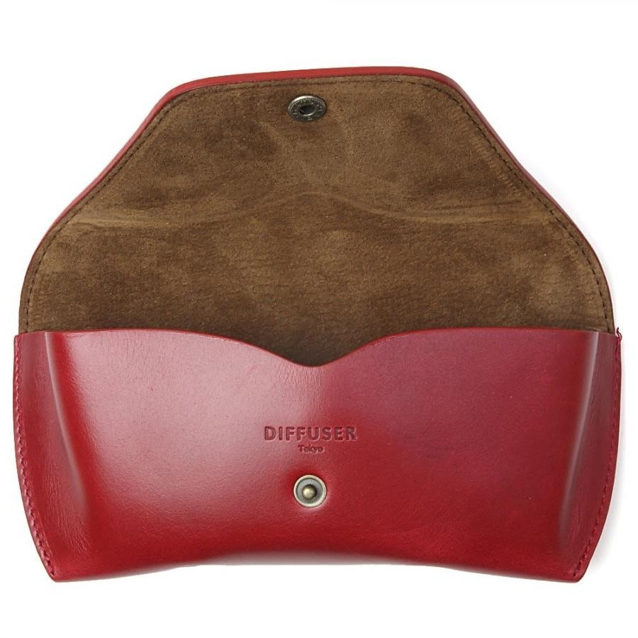 DIFFUSER   オイルレザーケース　Black & Dark Red Black & Dark Red