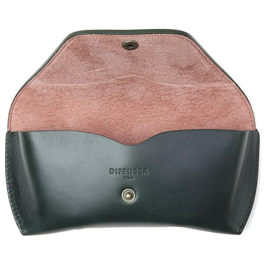 DIFFUSER   オイルレザーケース　Dark Green&Pink Dark Green&Pink