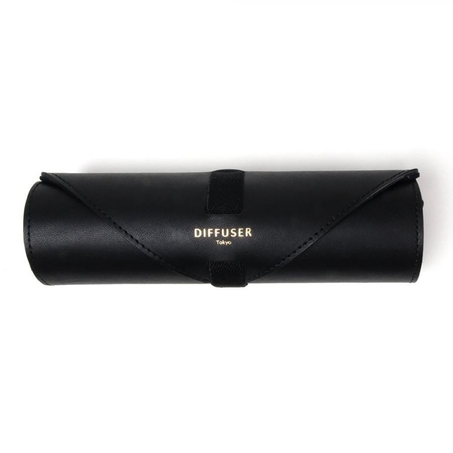 DIFFUSER   オイルレザーロールケース　Black & Black A/Black & Black