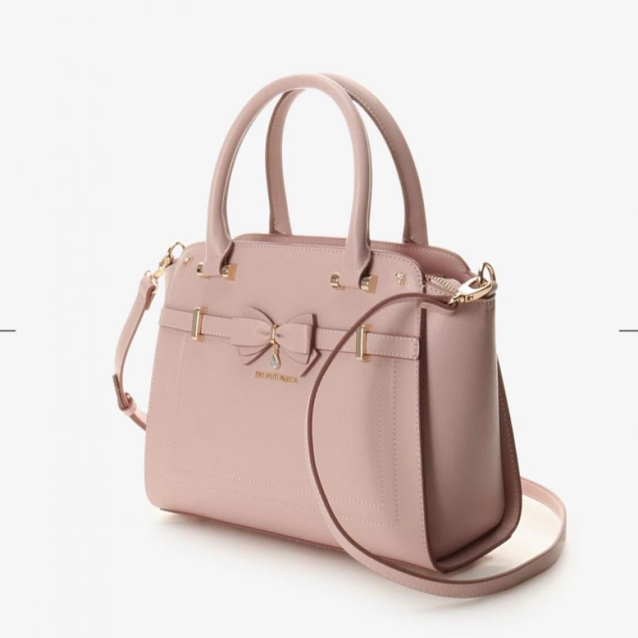 アクセントリボントートバック ホワイト 0