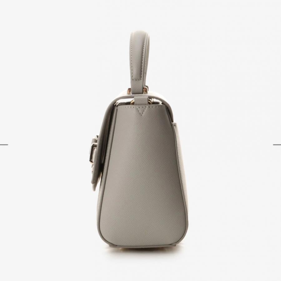 アクセントリボンショルダーバック グレー 0