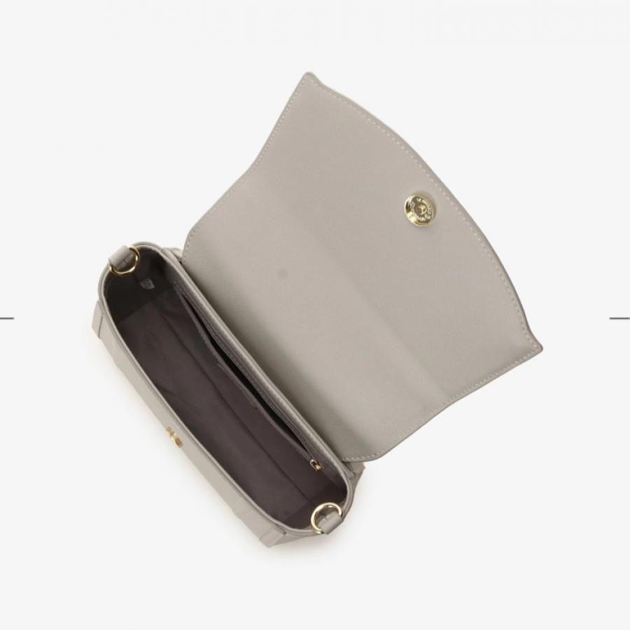 アクセントリボンショルダーバック ブラック 0