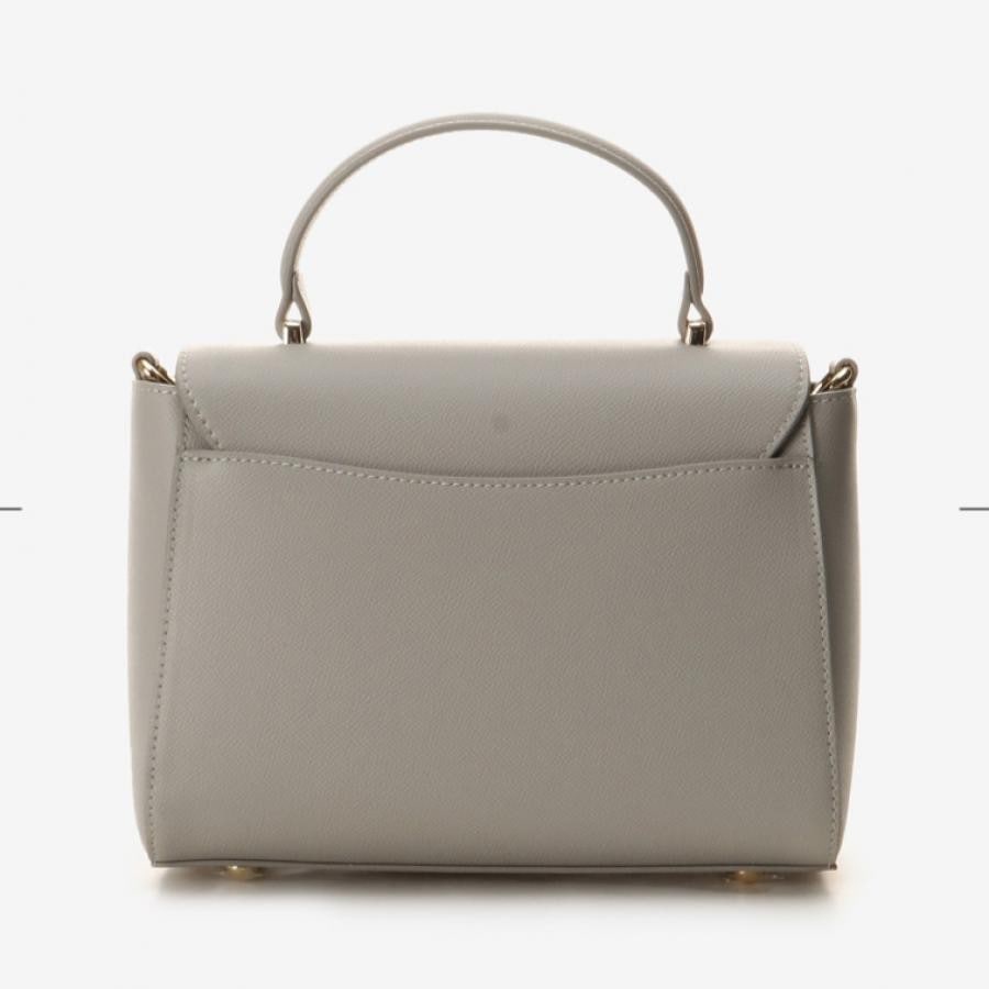 アクセントリボンショルダーバック ブラック 0