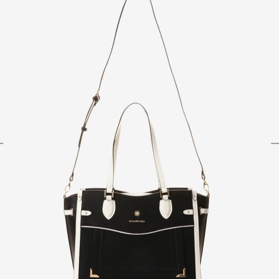 シンプルビジュートートバッグ オフホワイト 0