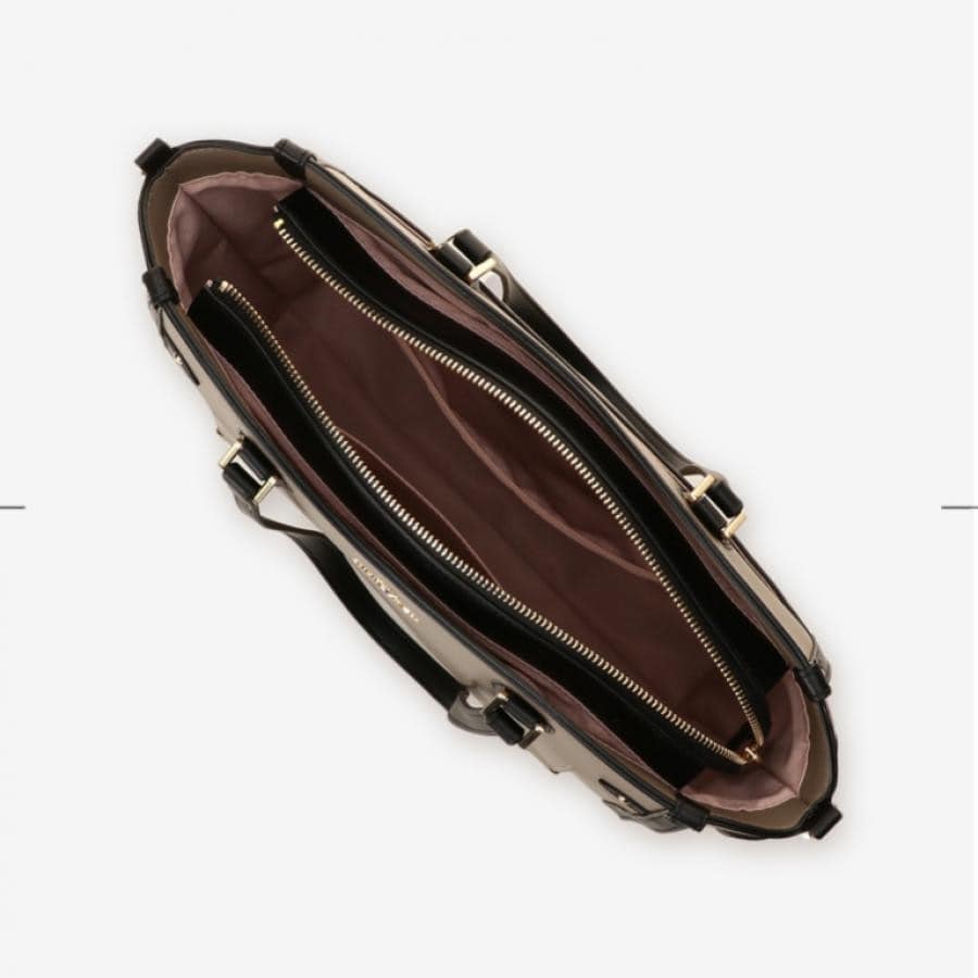 シンプルビジュートートバッグ ピンクベージュ 0