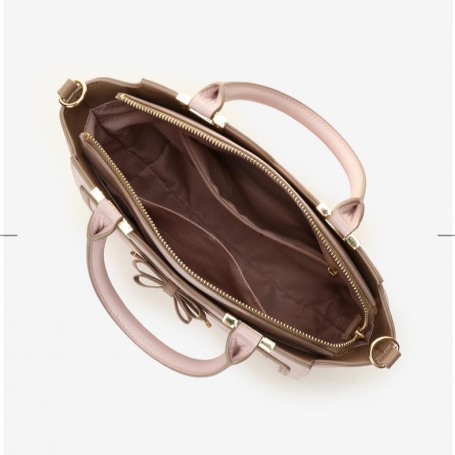 ソリッドリボントートバッグ ブラック 0