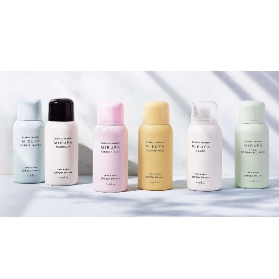 MIEUFA(ミーファ)  フレグランスUVスプレー フレッシュマンデーモーニング 80g