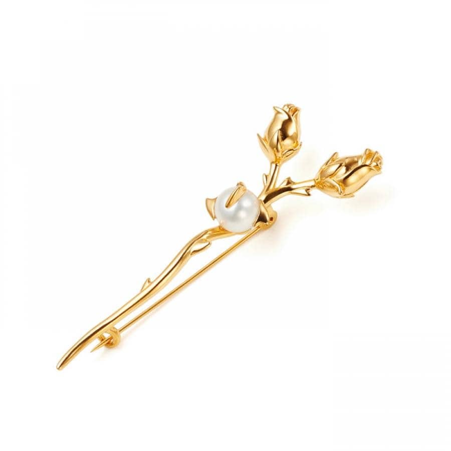 HOLY ROSES ブローチ GOLDFINISH