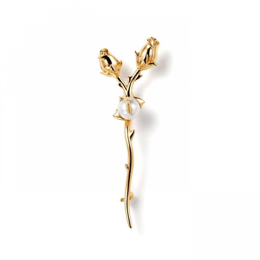 HOLY ROSES ブローチ GOLDFINISH