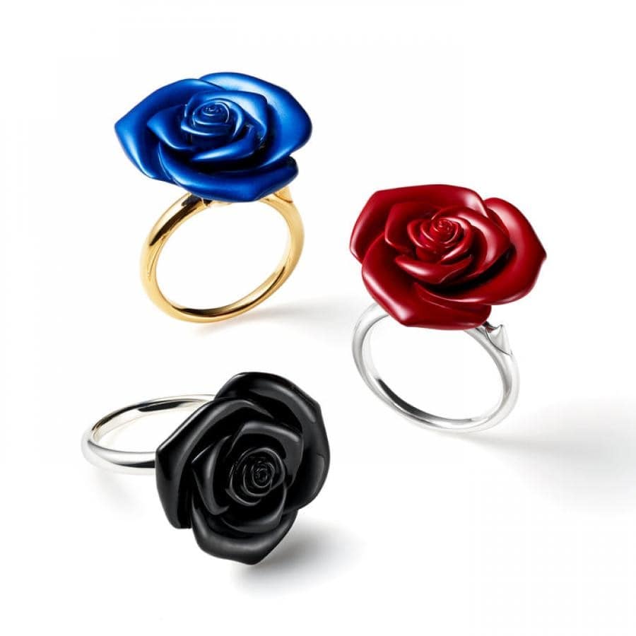 ROSE DIVINE リング GOLDFINISH/RED 9号