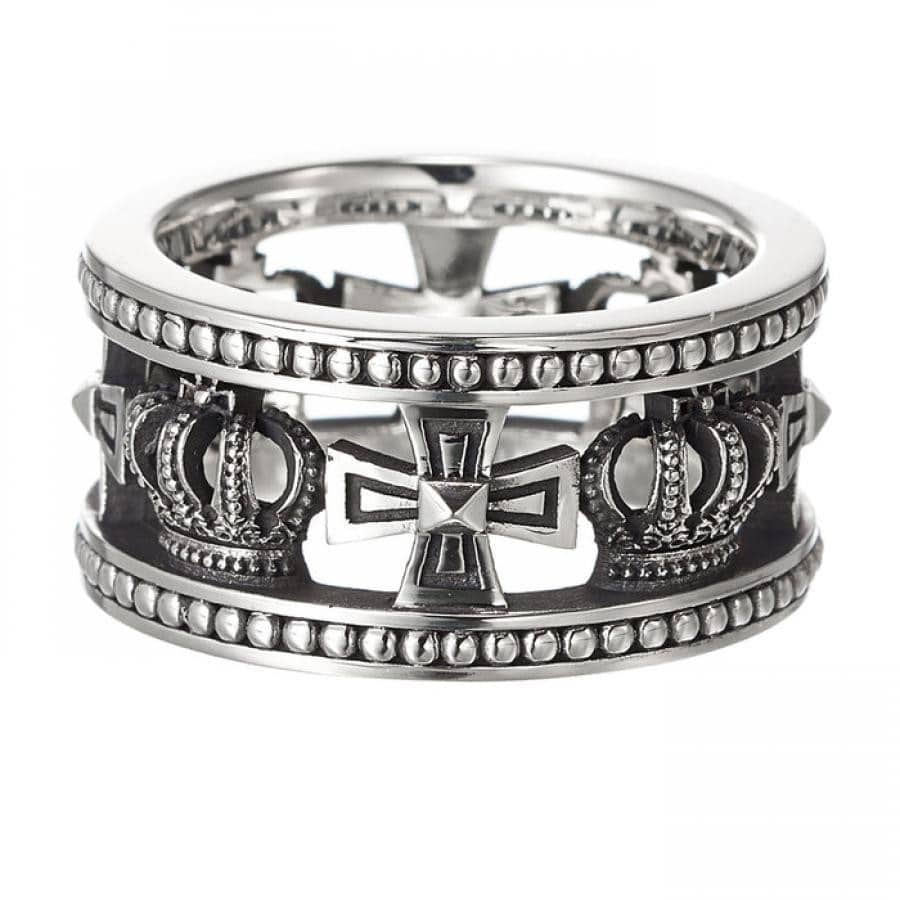 MEDIEVAL WEDDING BAND リング BLACKENED 14号