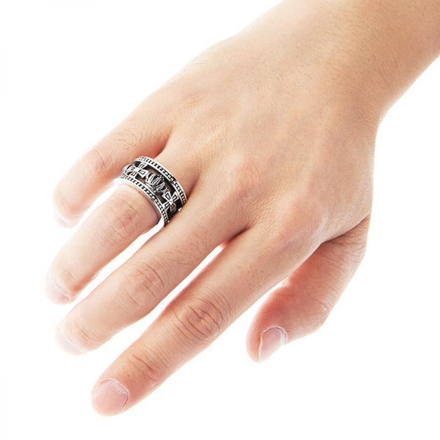 MEDIEVAL WEDDING BAND リング BLACKENED 14号