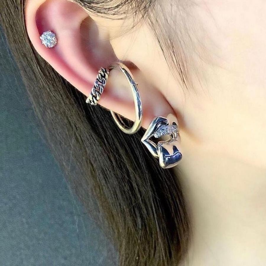 DEBUTANT ピアス SHINY/BLACK