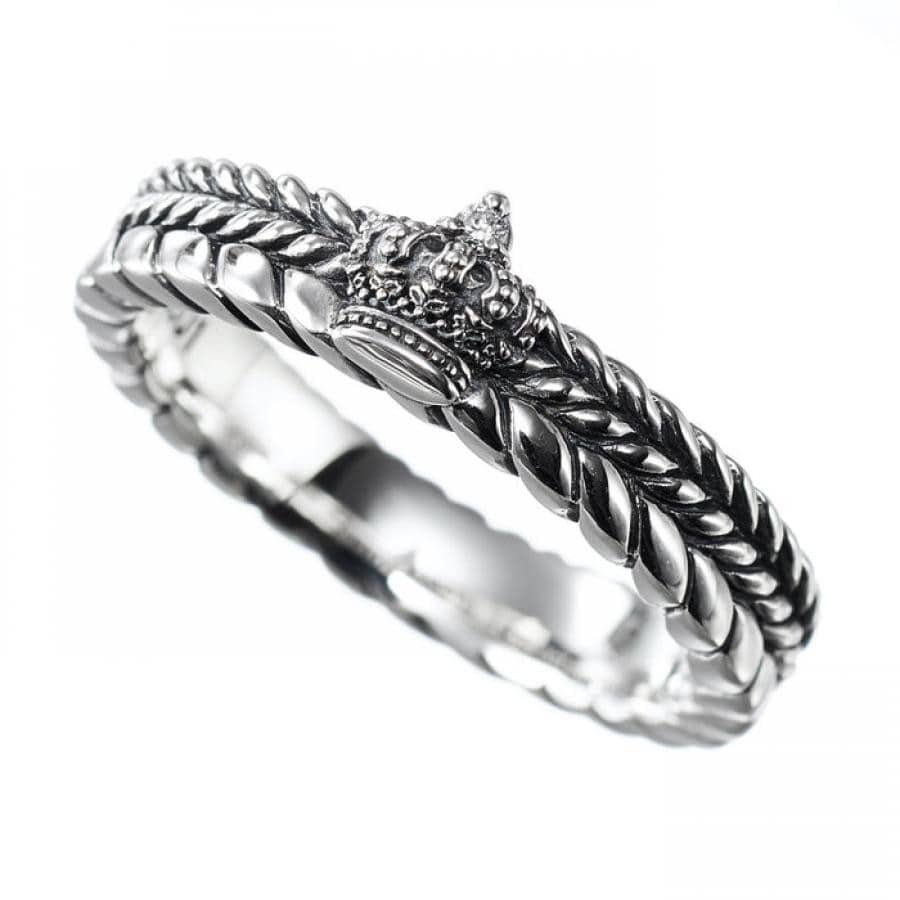 VOYAGER リング BLACKENED/SAPPHIRE 13号