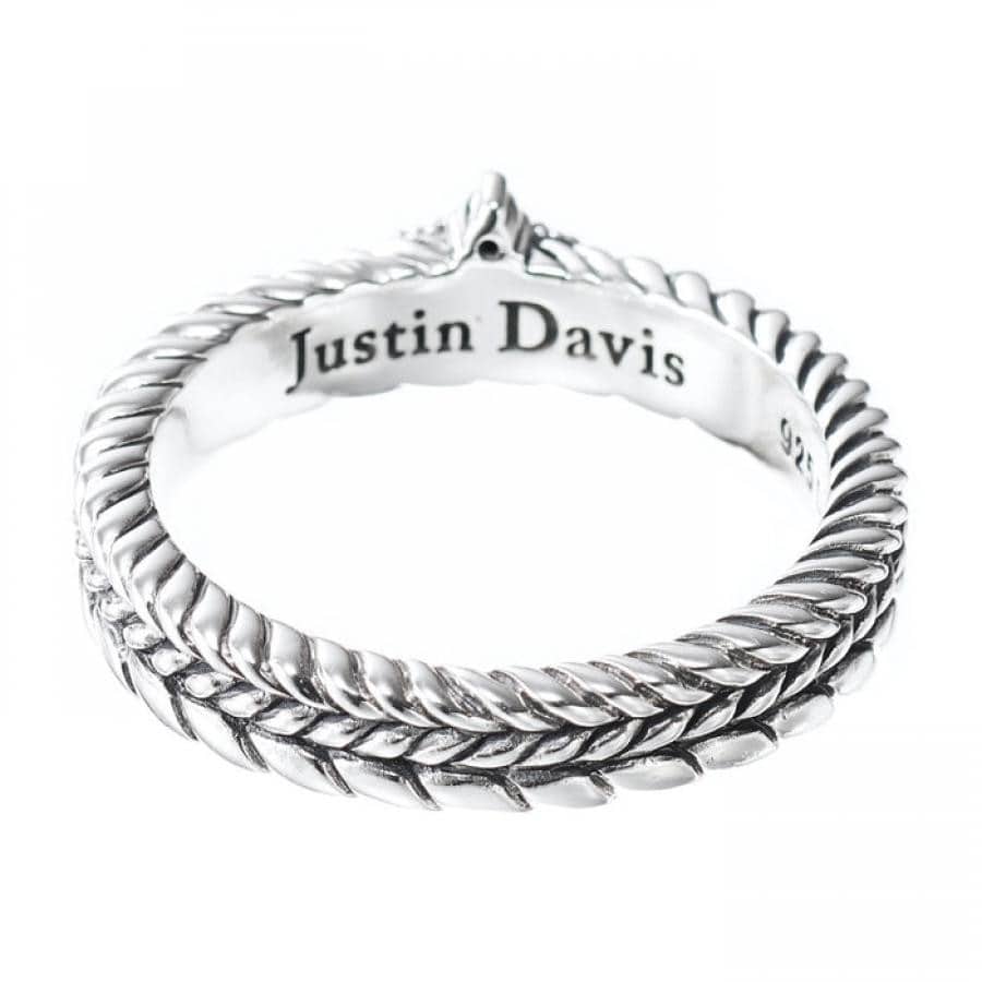 VOYAGER リング BLACKENED/SAPPHIRE 13号