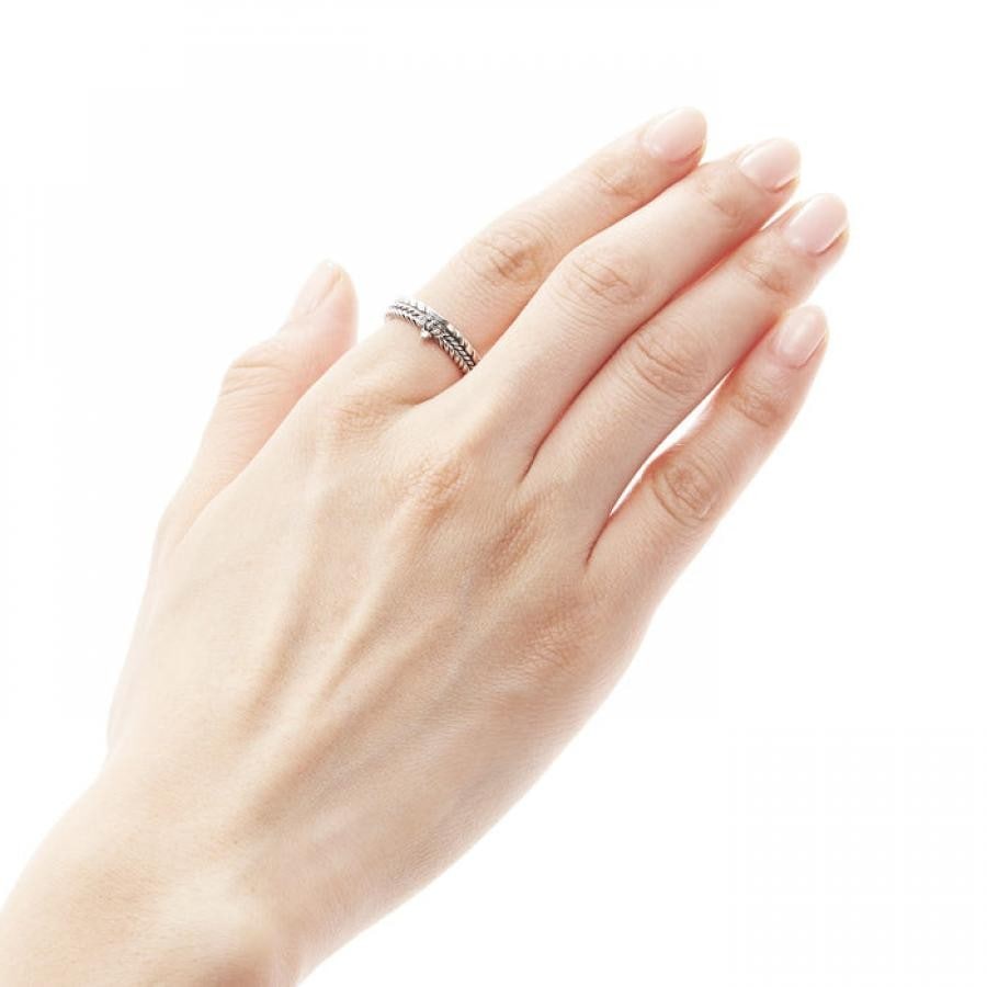 VOYAGER リング BLACKENED/SAPPHIRE 13号