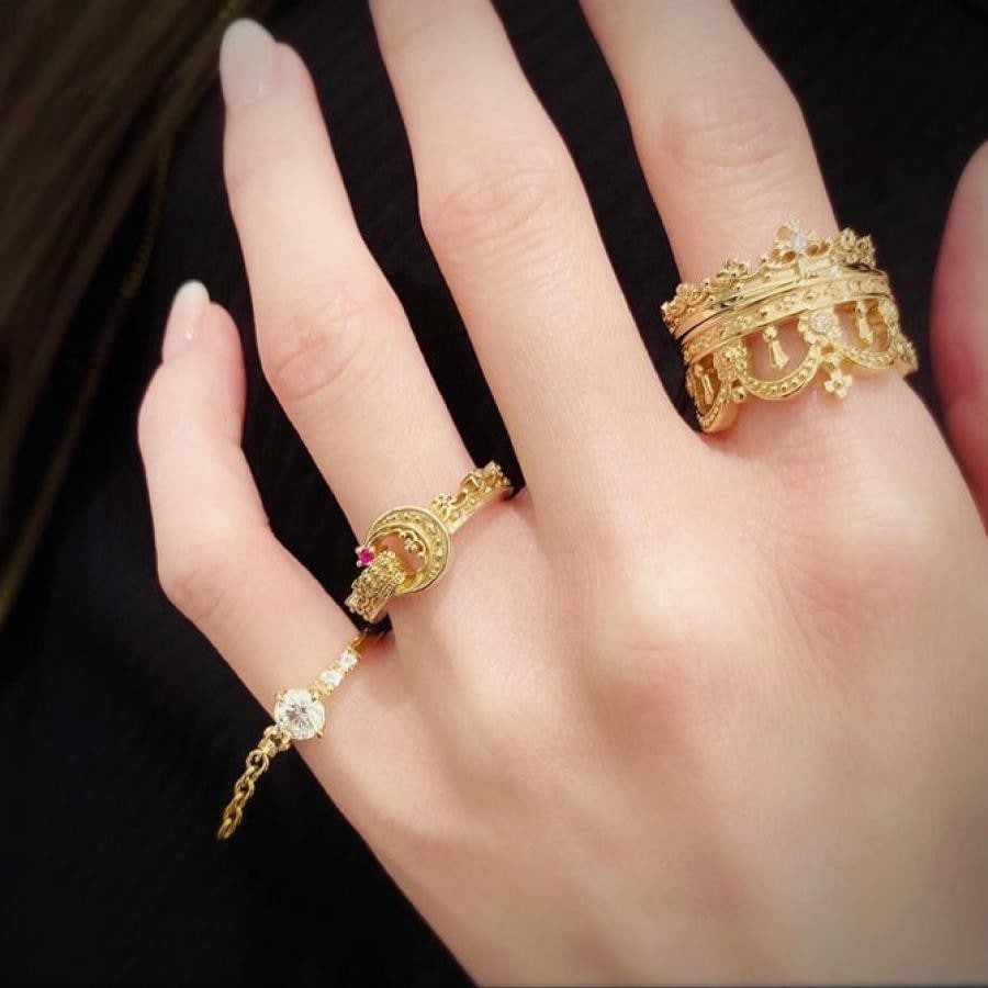 SANCTUARY リング BLACKENED/CLEAR 1号