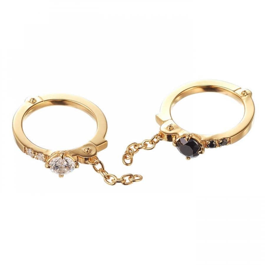 SANCTUARY リング BLACKENED/CLEAR 5号