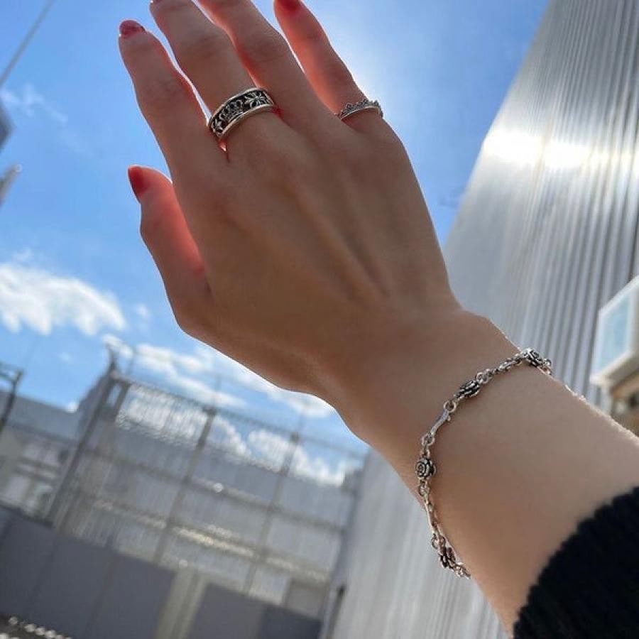 MAD LOVE リング BLACKENED LL(21号)