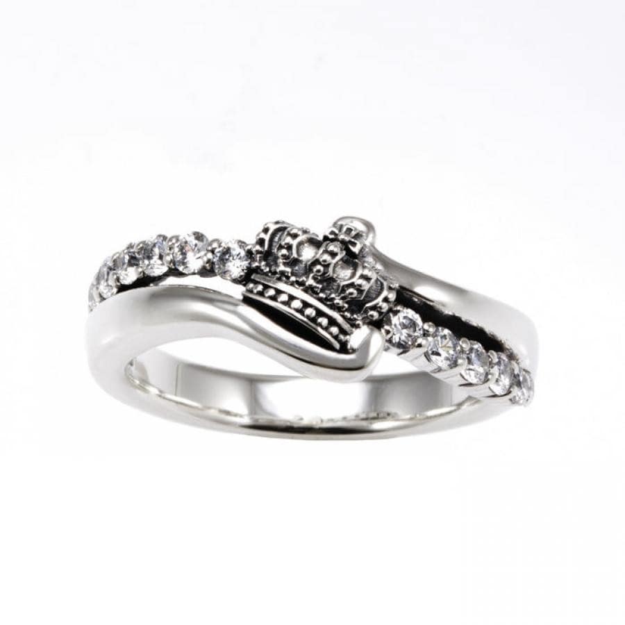 CIRCULAR CROWN リング CLEAR 7号