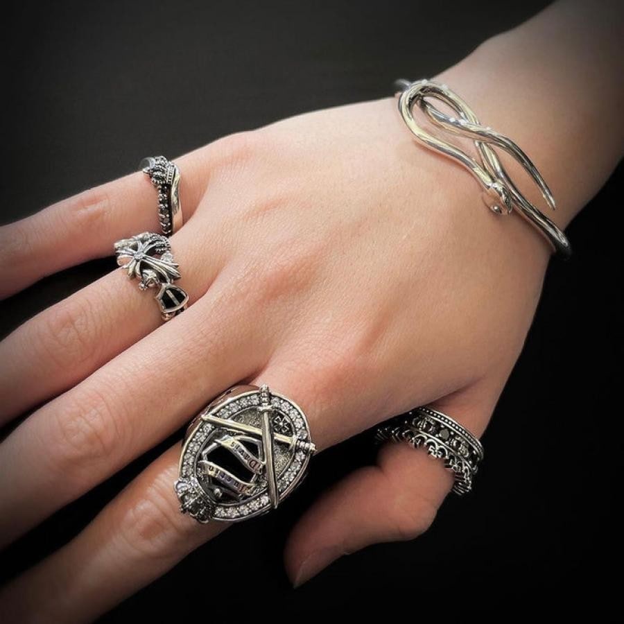 CIRCULAR CROWN リング CLEAR 15号