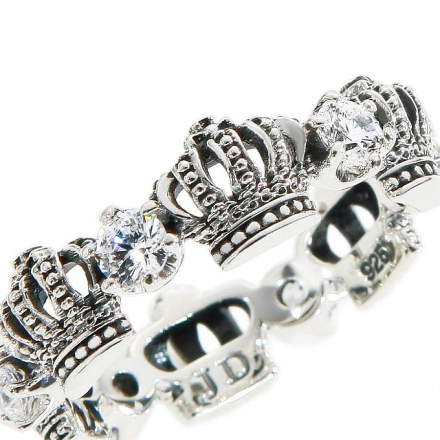 CHERISHW/STONE リング BLACKENED/BLACK S(9号)