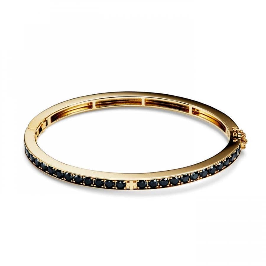 SUPERB STONE バングル GOLDFINISH/BLACK S