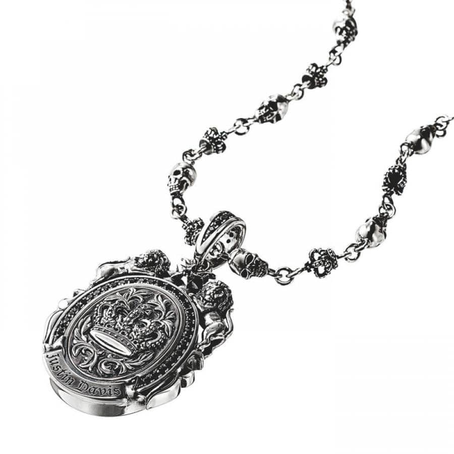 MASSIVE FURYペンダント シルバーカメオ WHITE TOPAZ