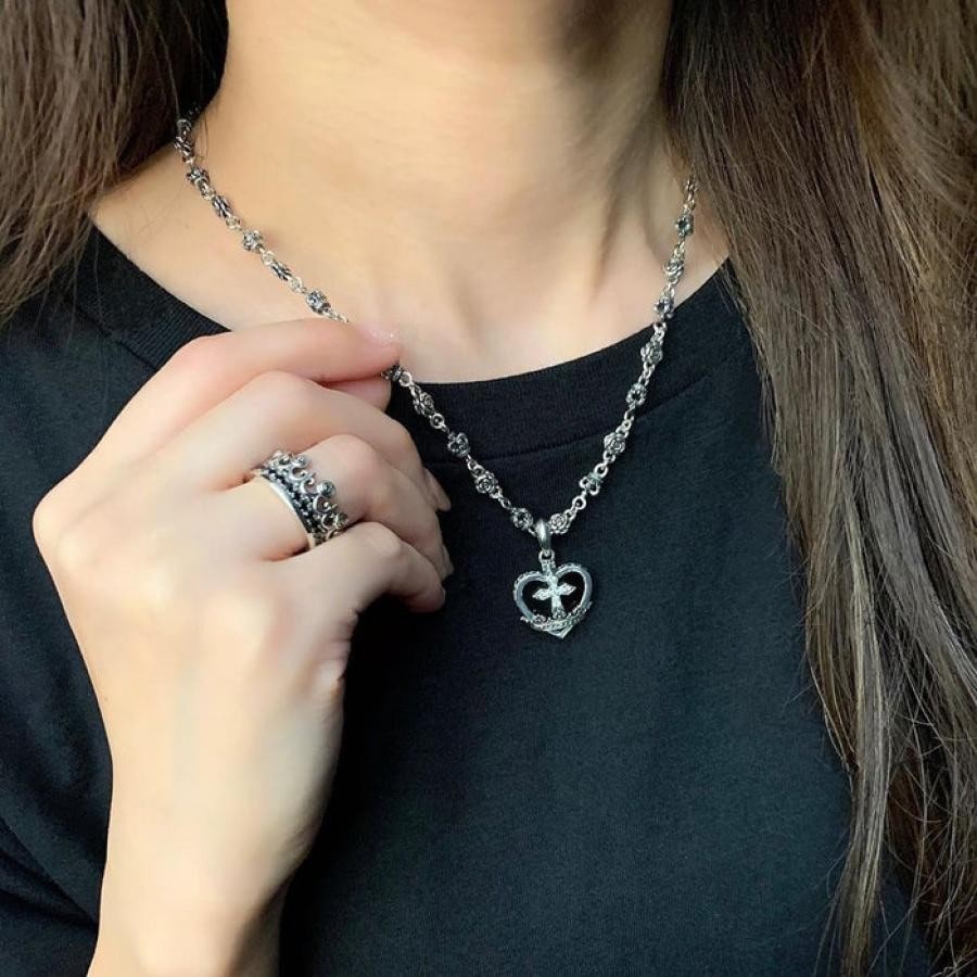 BLACK HEART ペンダント