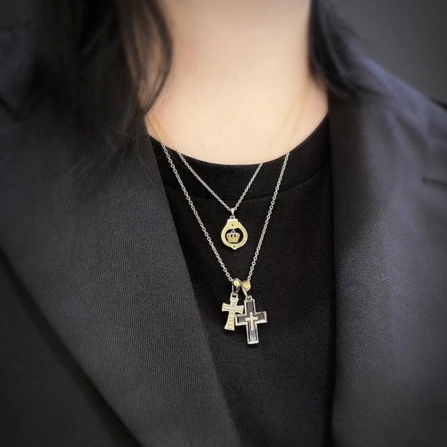 DOUBLE DATE ペンダント BLACK