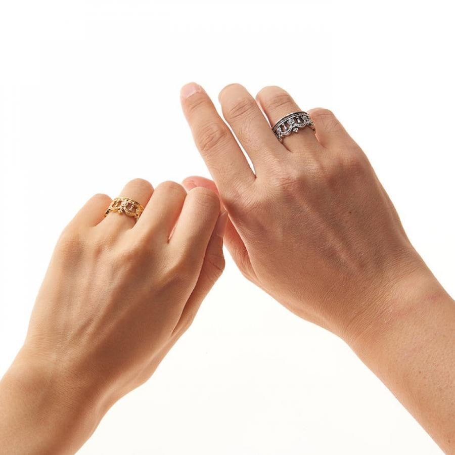 VERONA リング GOLDFINISH/DIAMOND 15号