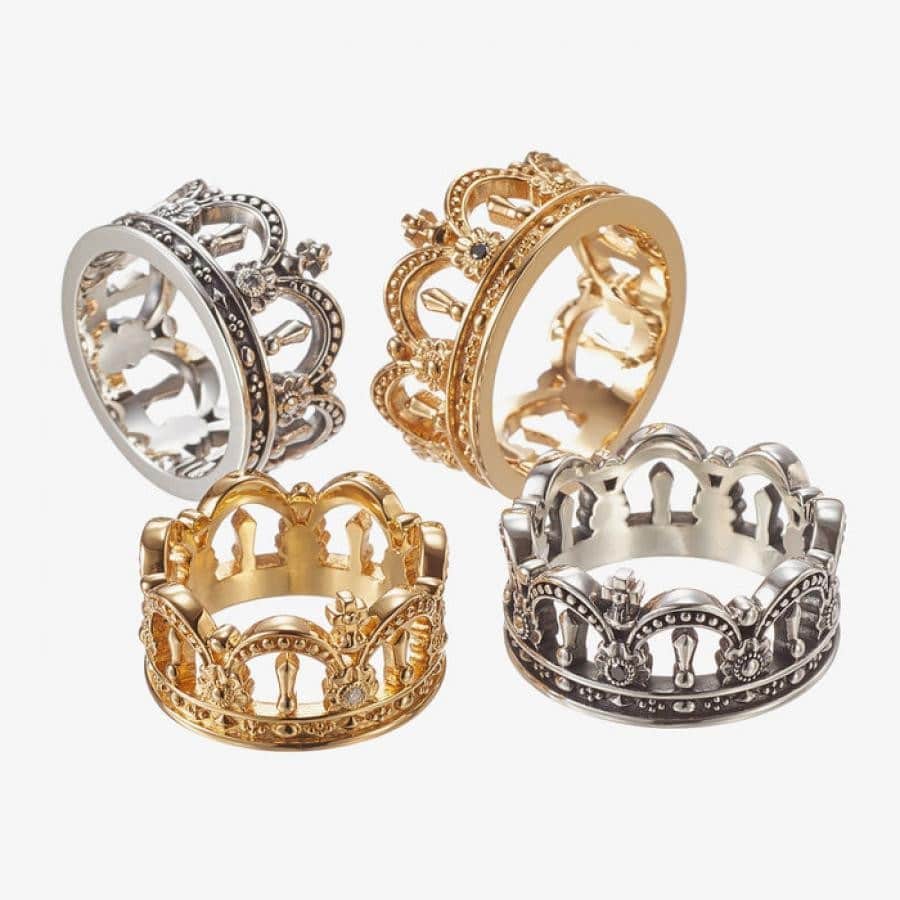 VERONA リング GOLDFINISH/DIAMOND 19号