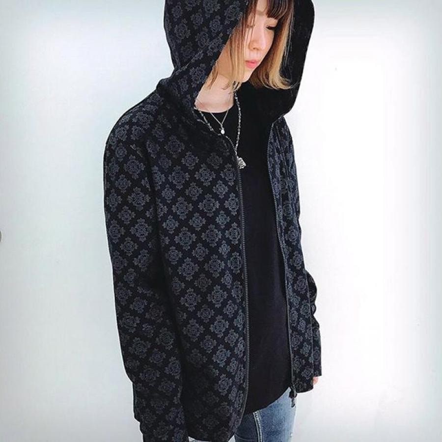STEPHALIAM HOODED スウェットシャツ BLACK M