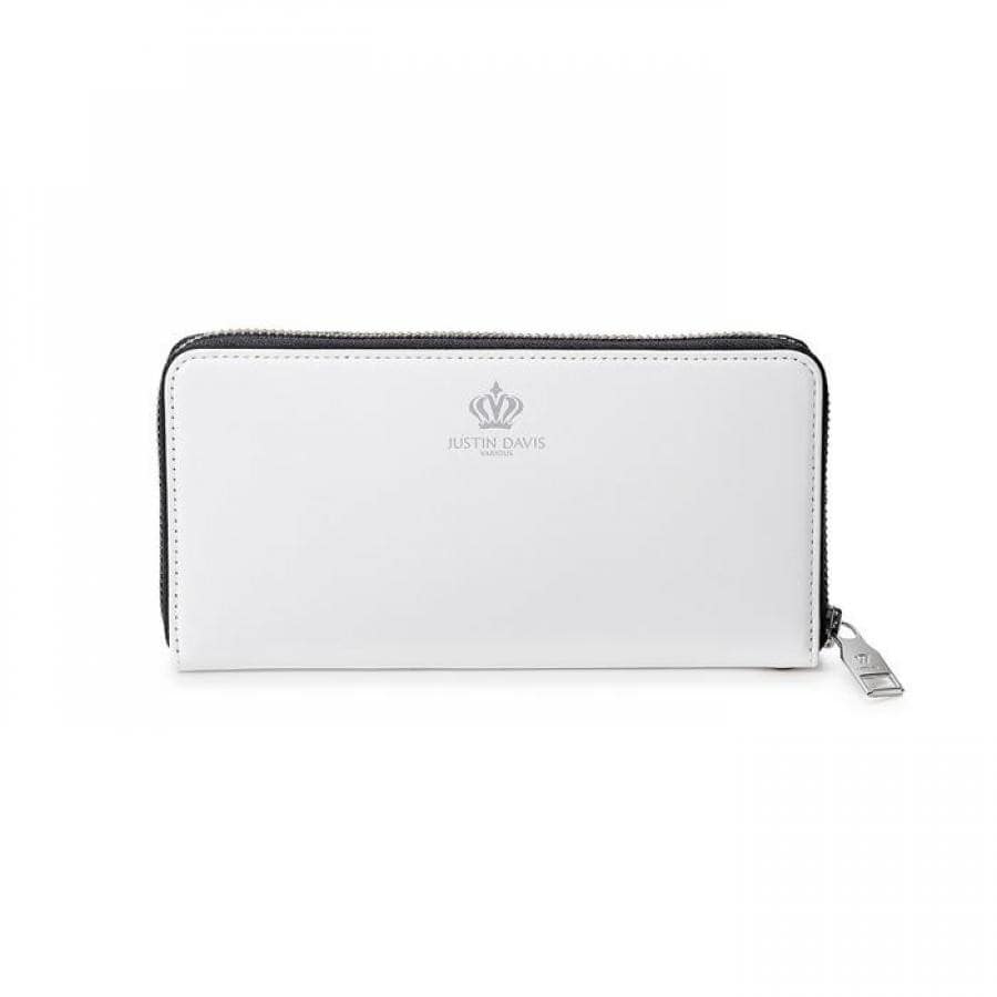 MARCAM ROUND ZIP WALLET WHITE