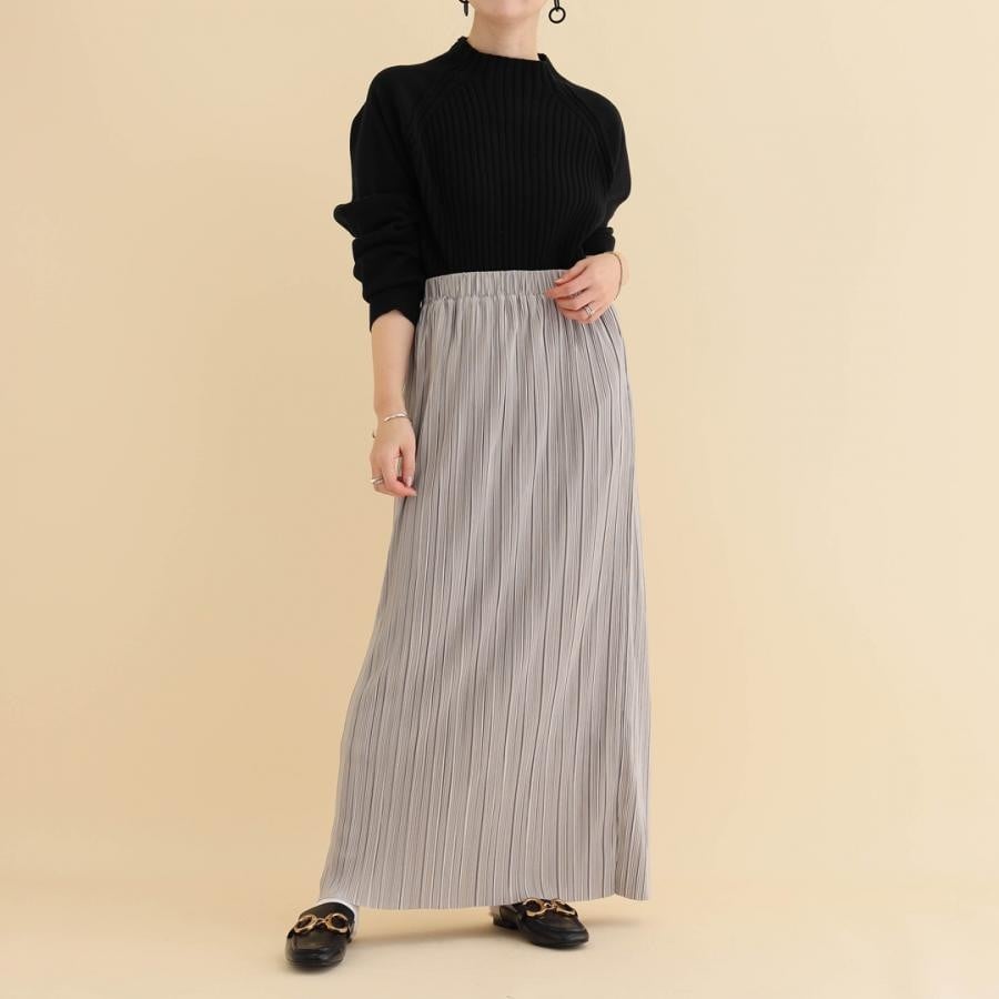 楊柳スカート 黒 F