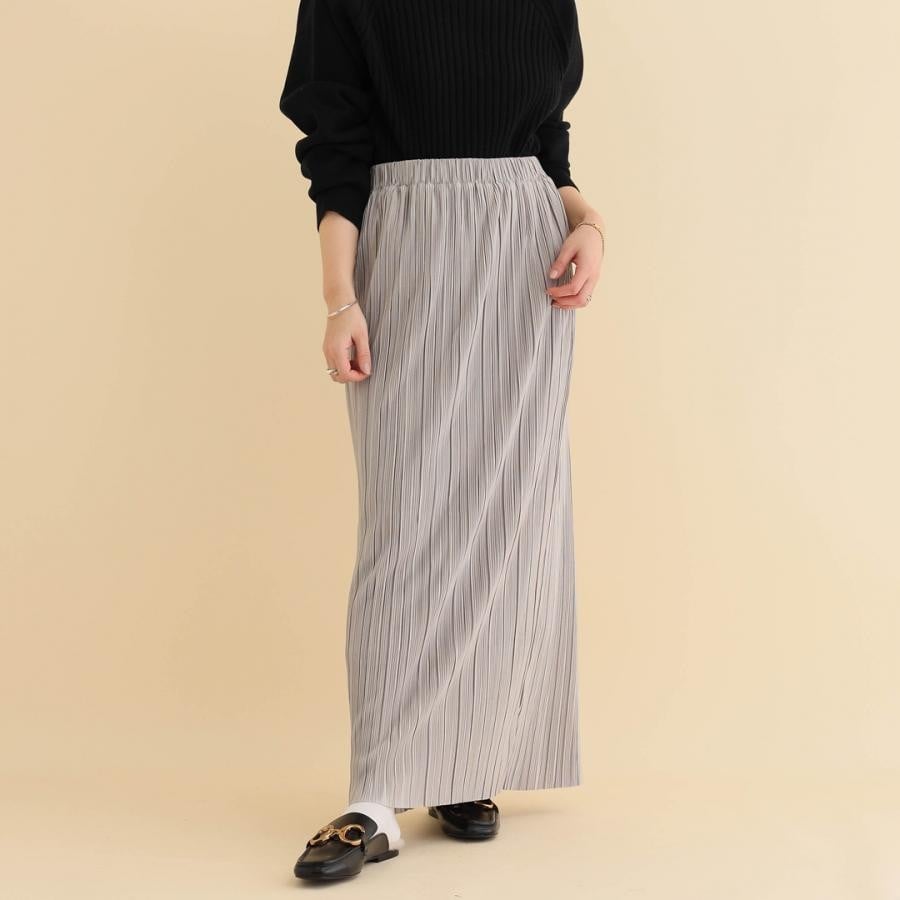 楊柳スカート 黒 F